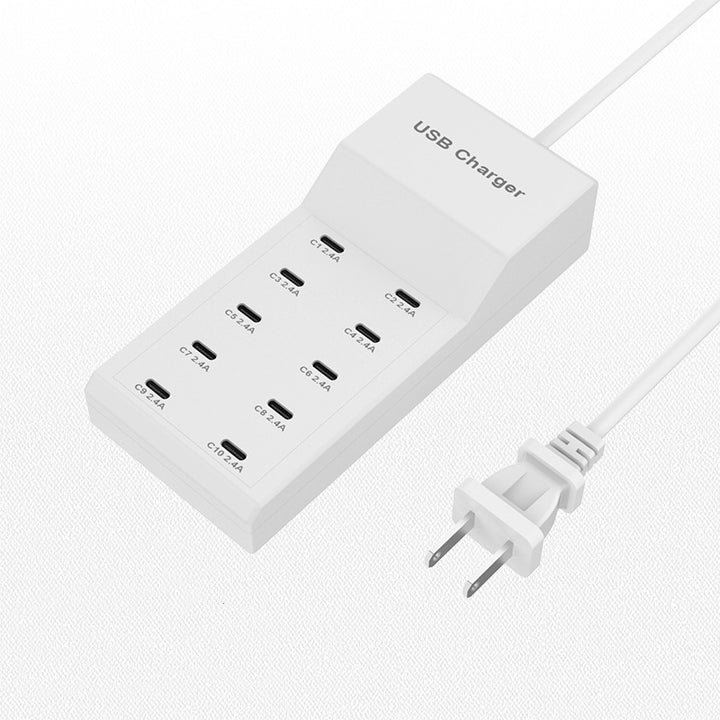 USB multi port mobile phone charger