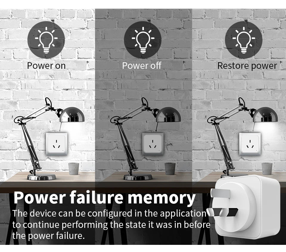 Zigbee Smart Socket AU Plug Adapter