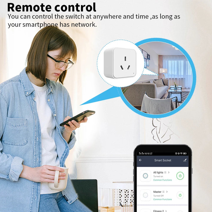 Zigbee Smart Socket AU Plug Adapter