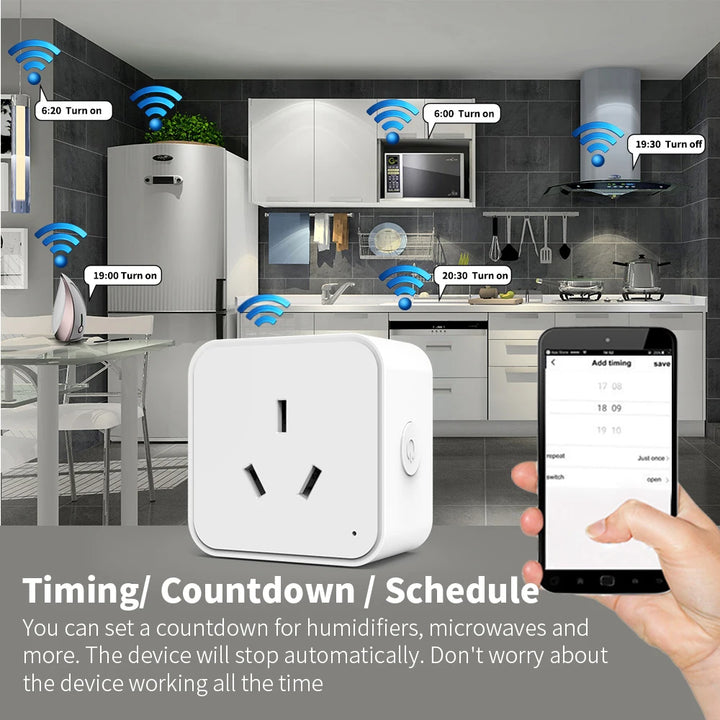Zigbee Smart Socket AU Plug Adapter