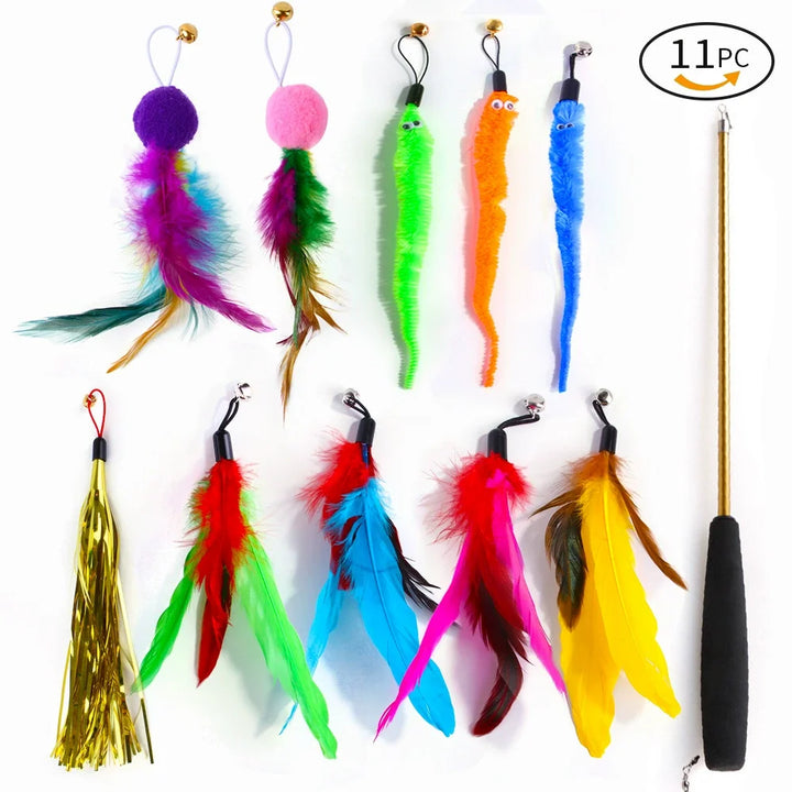 Fishing Rod Cat Toys Interactive Pet Product