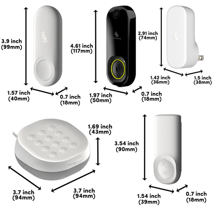 7pcs WiFi smart home alarm system set
