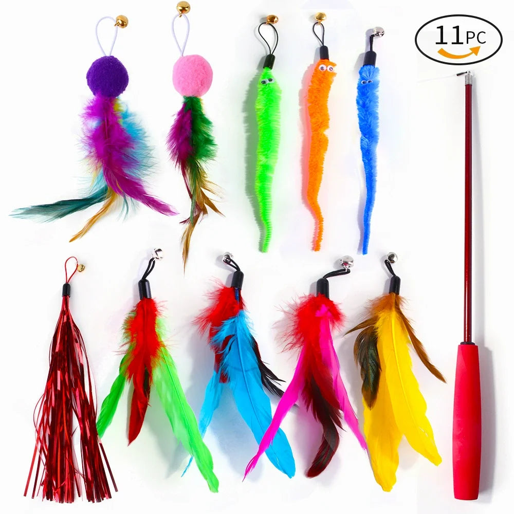 Fishing Rod Cat Toys Interactive Pet Product