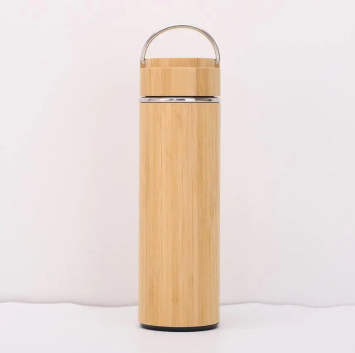 Double Wall Bamboo Insulated Thermos