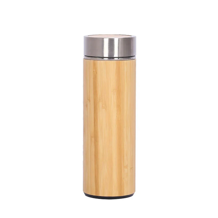 Double Wall Bamboo Insulated Thermos
