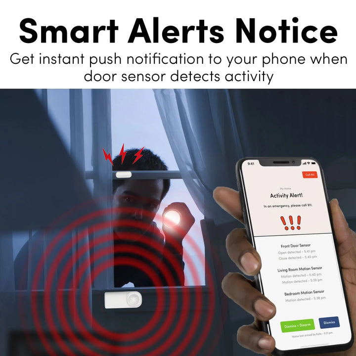 7pcs WiFi smart home alarm system set