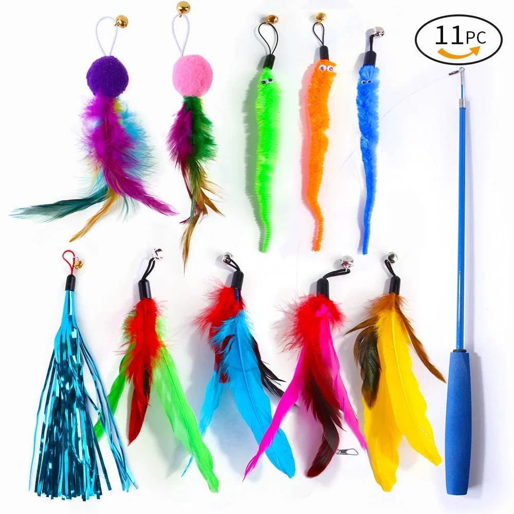 Fishing Rod Cat Toys Interactive Pet Product