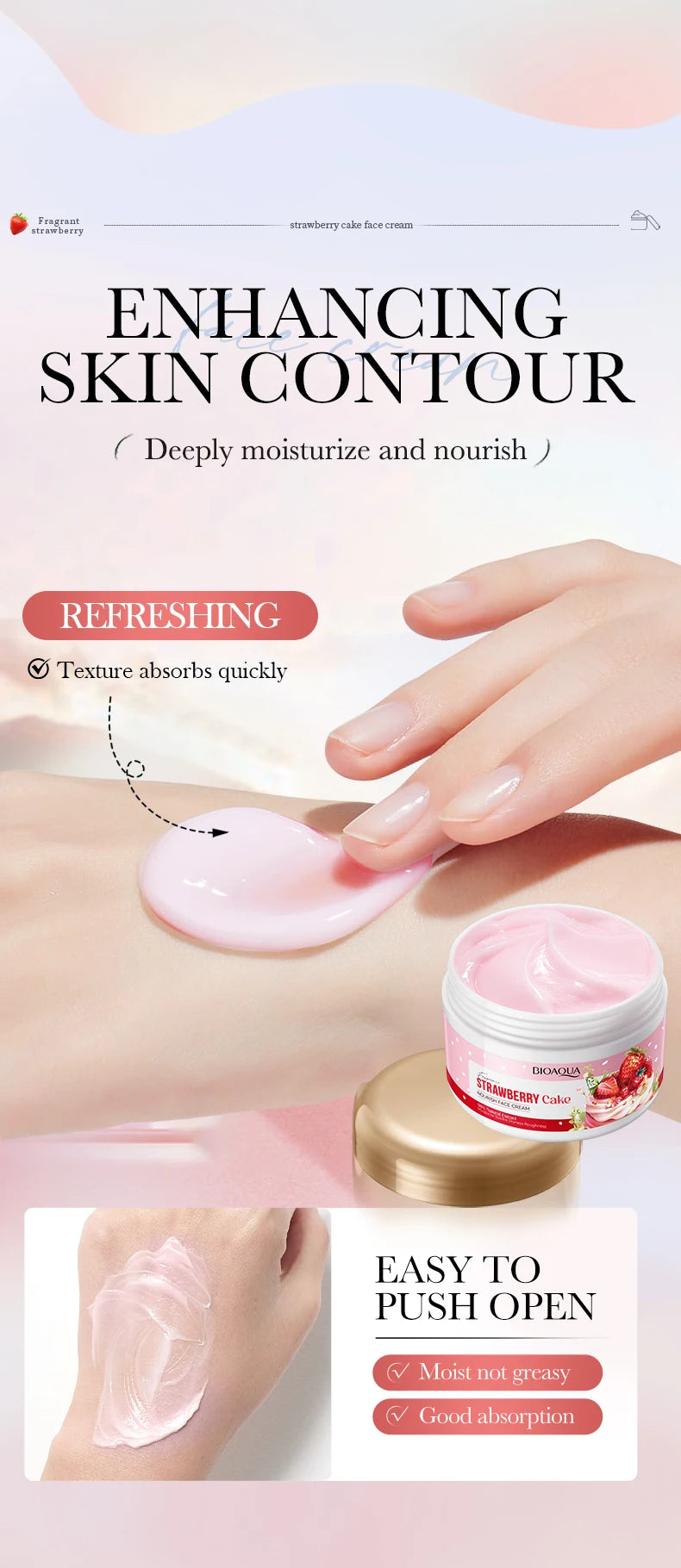 Strawberry Cake Nourishing Face Cream