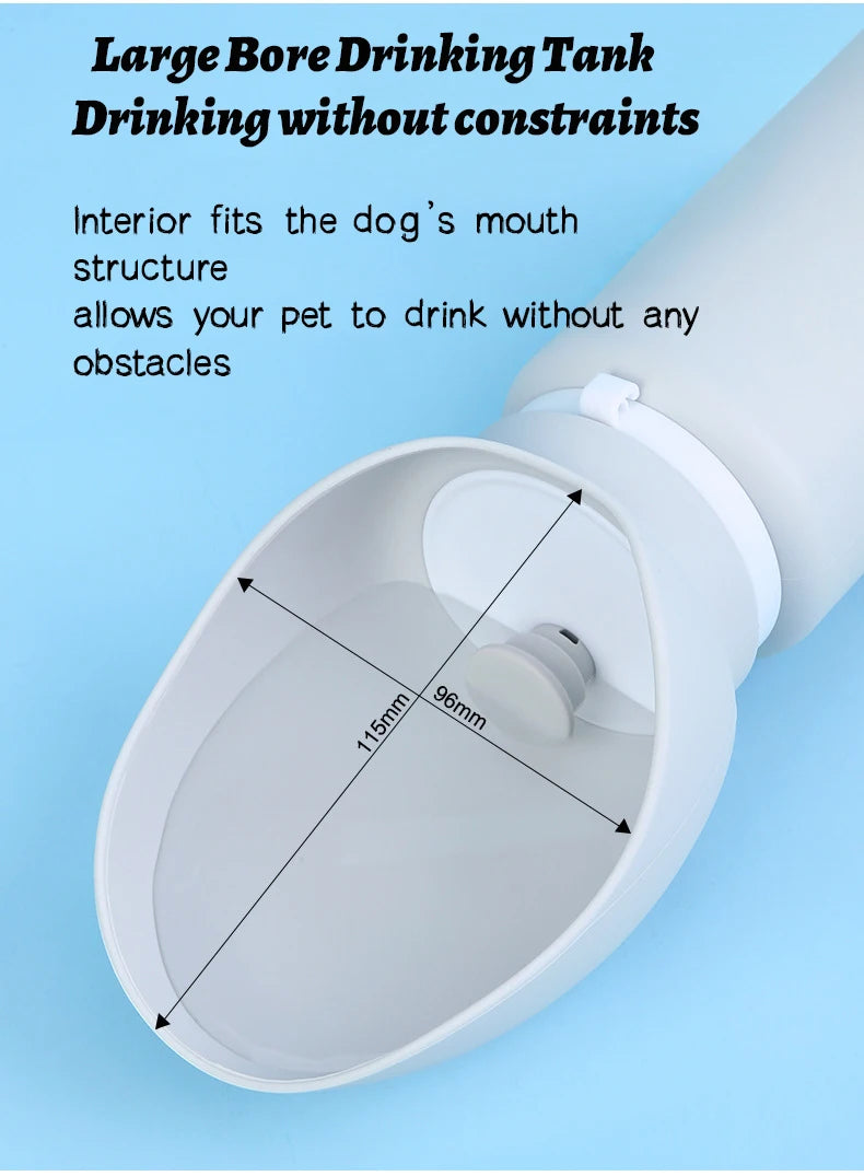 550ml Folding Pet Outdoor Walking Mug
