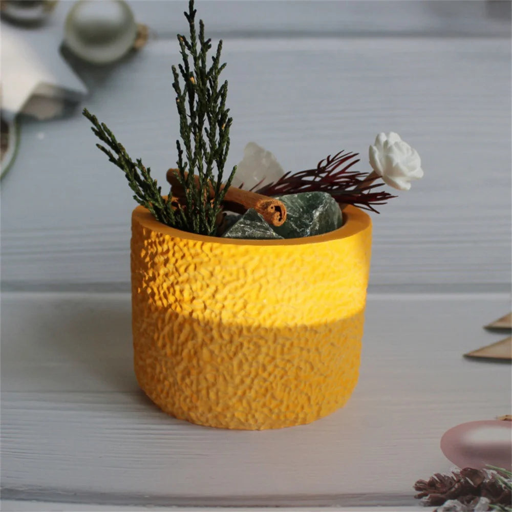 Circular Silicone Mold DIY Cement