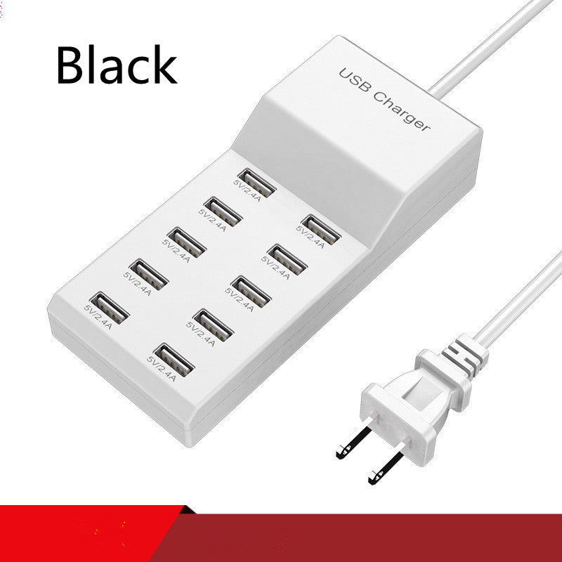 USB multi port mobile phone charger