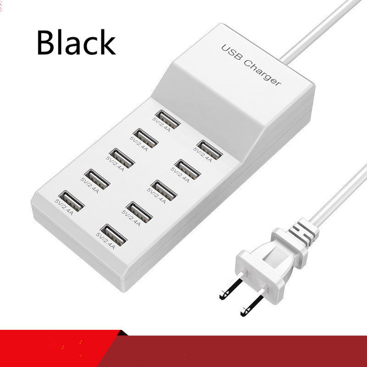 USB multi port mobile phone charger